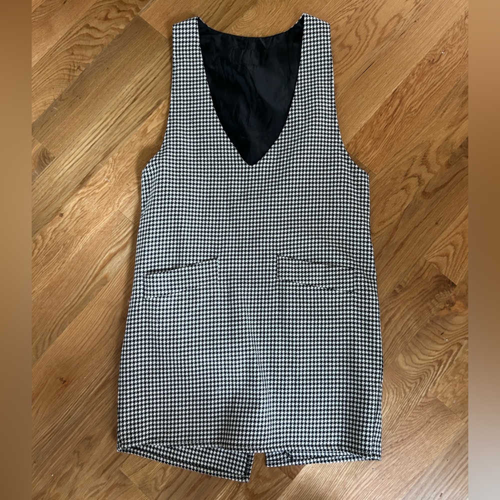 Vintage Herringbone Pinafore